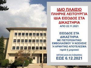 ΦΕΚ Β 5673 - 4.12.2021 ΝΕΑ ΚΥΑ 75414 "Έκτακτα μέτρα προστασίας της δημόσιας υγείας από τον κίνδυνο περαιτέρω διασποράς του κορωνοϊού COVID-19 από ΔΕΥΤΕΡΑ, 6.12.2021 ώρα 06:00 έως ΔΕΥΤΕΡΑ, 13.12.2021 ώρα 06:00.-