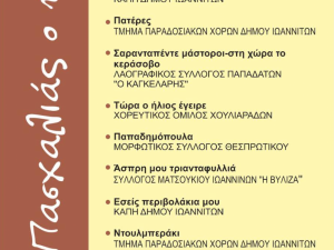 ΠΡΟΣΚΛΗΣΗ ΣΤΗΝ ΕΚΔΗΛΩΣΗ "ΤΗΣ ΠΑΣΧΑΛΙΑΣ Ο ΗΧΟΣ"
